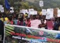 Massa Aksi Kemanusiaan Gelar Demonstrasi Damai di Kabupaten Tolikara