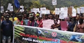 Massa Aksi Kemanusiaan Gelar Demonstrasi Damai di Kabupaten Tolikara