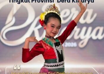 Tarisa Adelia S, Wakili Sanggar Dapur Pangbarep di Lomba Tari Jaipong Tingkat Provinsi “Dera Kinarya”