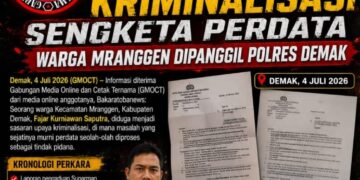 Dugaan Kriminalisasi Sengketa Perdata, Warga Mranggen Dipanggil Polres Demak