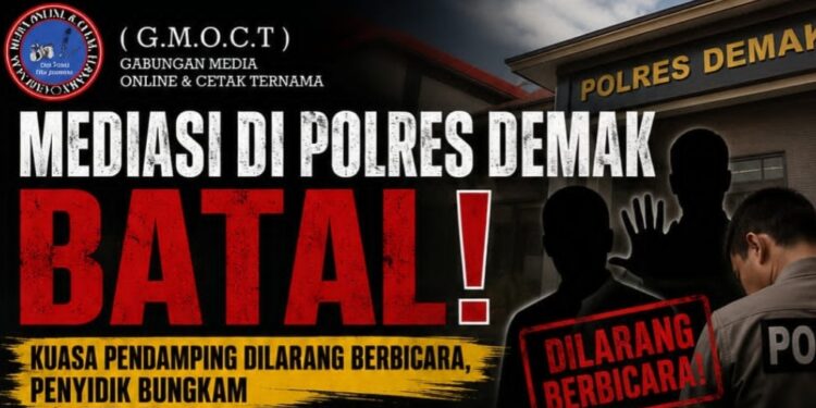Mediasi di Polres Demak Batal: Kuasa Pendamping Dilarang Berbicara, Penyidik Bungkam