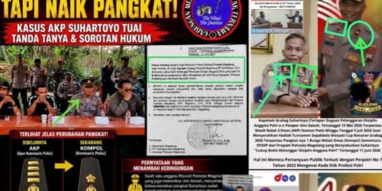 Cukup Bukti Langgar Disiplin tapi Naik Pangkat, Kasus AKP Suhartoyo Tuai Tanda Tanya & Sorotan Hukum