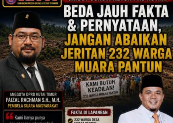 Beda Jauh Fakta & Pernyataan, GMOCT Soroti Ketua PKS Kutim: Jangan Abaikan Jeritan 232 Warga Muara Pantun