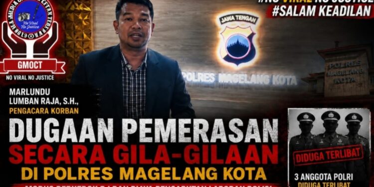 Dugaan Pemerasan Berkedok Restoratif Justice di Polres Magelang Kota: Marlundu Lumban Raja S.H., Sebut Paling Biadab, Tiga Anggota Polri Diduga Terlibat