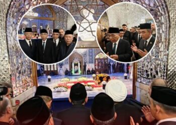 Potret Ketua Umum PBNU dan Delegasi Indonesia Berdoa di Makam Ayatollah Ali Khamenei