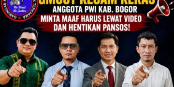 Pernyataan Keliru Soal UKW & Verifikasi, GMOCT Kecam Keras Anggota PWI Kab. Bogor Minta Maaf Harus Lewat Video dan Hentikan Pansos