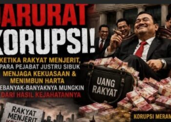 NKRI Darurat Korupsi: Ketika Rakyat Menjerit, Para Pejabat Justru Sibuk Menjaga Kekuasaan & Menimbun Harta Sebanyak- banyaknya Mungkin dari Hasil Kejahatannya?