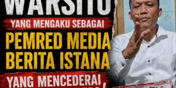Mengaku Pemred Berita Istana, Warsito Dianggap Langgar Etika dan Paham Keliru Aturan Pers, Insan Media Siap Polisikan