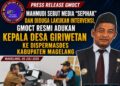Mahmudi Sebut Media “Sepihak” dan Diduga Cawe-Cawe Intervensi, GMOCT Resmi Laporkan Kades Giriwetan Tersebut ke Dispermasdes Kab. Magelang