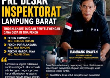 PRL Desak Inspektorat Lampung Barat Tindaklanjuti Dugaan Penyelewengan Dana Desa di Tiga Pekon