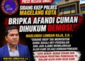 Bripka Afandi Dihukum Demosi, Marlundu Lumban Raja S.H., Sebut Majelis Tak Kejar Kebenaran Material, Kami Lanjutkan ke KPK