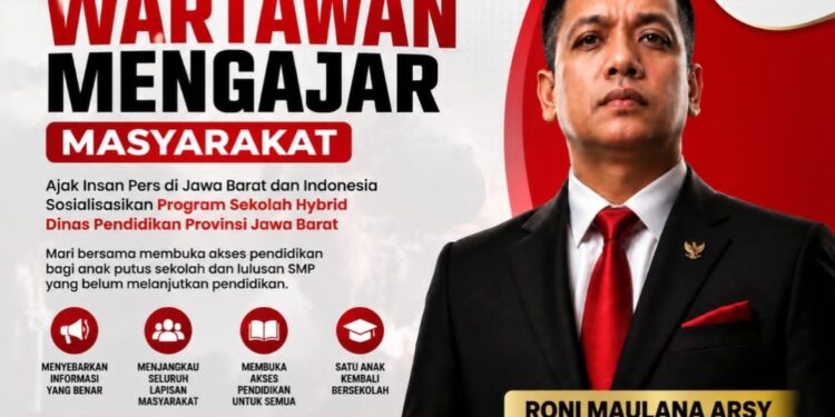 Roni Maulana Arsy Ajak Wartawan Sosialisasikan Program Sekolah Hybrid Disdik Jabar
