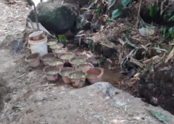 Diduga Bermasalah! Proyek Irigasi di Desa Cibitung Kulon Tidak Sesuai Hasil dengan Besarnya Angaran!