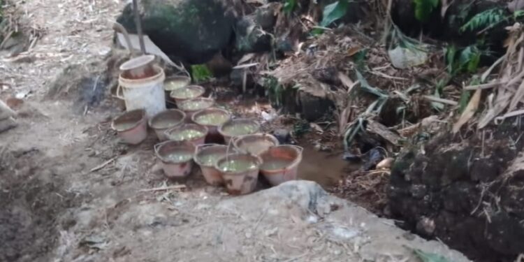 Diduga Bermasalah! Proyek Irigasi di Desa Cibitung Kulon Tidak Sesuai Hasil dengan Besarnya Angaran!