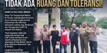 Kecam Keras LGBT, Ketua Tim Senyap Kota Bekasi M. Ifsudar: Tidak Ada Ruang dan Toleransi!