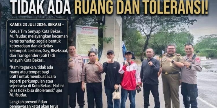 Kecam Keras LGBT, Ketua Tim Senyap Kota Bekasi M. Ifsudar: Tidak Ada Ruang dan Toleransi!