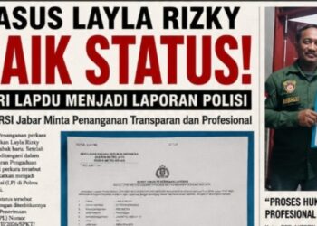 Kasus Layla Rizky Naik Status Menjadi Laporan Polisi, AKPERSI Jabar Minta Penanganan Transparan dan Profesional