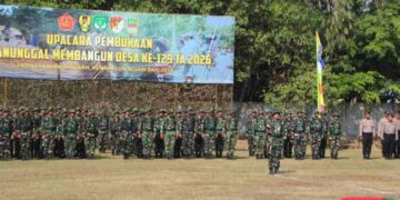 TMMD Ke-129 Resmi Dibuka di Bekasi, TNI dan Pemda Bersinergi Bangun Desa