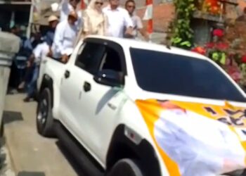 Belum Masa Kampanye, Iring-Iringan Bakal Calon Kades Bojongsari Tuai Sorotan
