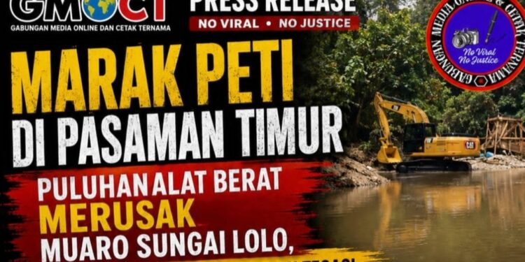 Marak PETI di Pasaman Timur: Puluhan Alat Berat Merusak Muaro Sungai Lolo, Masyarakat Minta Tindakan Tegas!