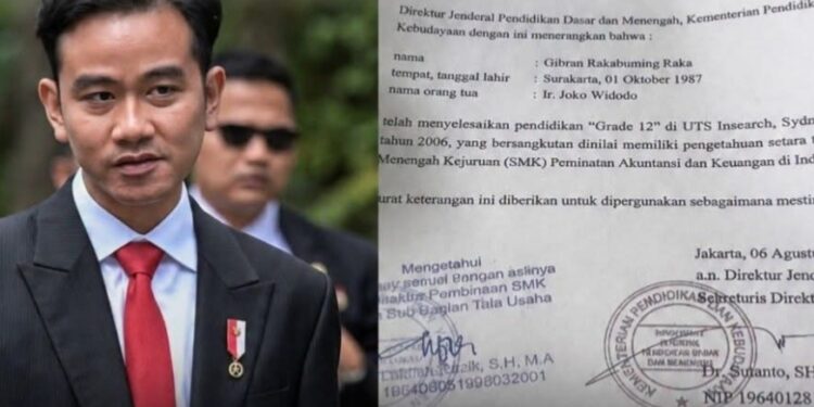 Heboh! Sayembara Rp100 Juta Menanti, Bagi Siapa Saja yang Dapat Menunjukan Ijazah Gibran Rakabuming Raka