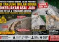 Proyek Penahan Tebing Jalan Provinsi Tanjung Bulan Diduga Dikerjakan Asal Jadi, Kini Retak & Terancam Ambruk!
