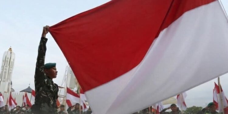 250 Merah Putih Kembali Berkibar Sehari Setelah Baiturrahman Membara! Banda Aceh Mulai Bernapas Kembali