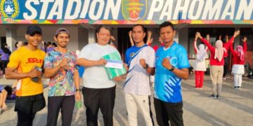 Resmi Fahrurrozi Menerima Mandat Sebagai Pimpinan Atletik SIWO PWI Lampung “Targetkan Prestasi Nasional”