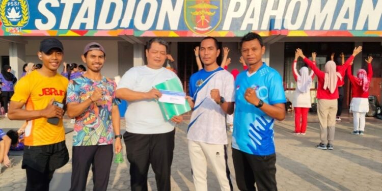 Resmi Fahrurrozi Menerima Mandat Sebagai Pimpinan Atletik SIWO PWI Lampung “Targetkan Prestasi Nasional”