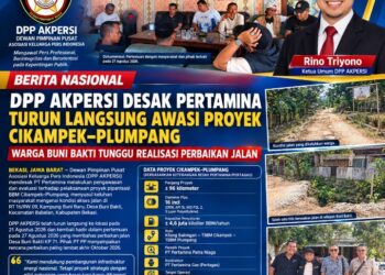Jalan Warga Rusak, AKPERSI Tagih Komitmen Perbaikan Proyek Cikampek–Plumpang