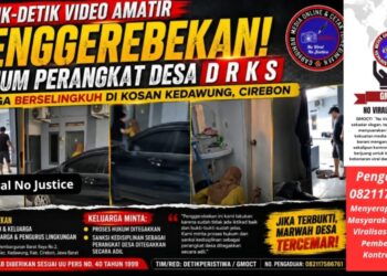 Detik-detik Video Amatir Penggerebekan: Oknum Perangkat Desa D R K S Diduga Berselingkuh di Kosan Kedawung, Cirebon