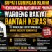 Bupati Kuningan Klaim “Penghargaan Masyarakat Pinunjul”, Waroeng Rakyat Bantah Keras! Itu Pangajen Rakyat Pinunjul, Murni Inisiatif Komunitas
