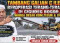 Tambang Galian C Ilegal Beroperasi Terang-Terangan di Cigudeg Bogor, Warga Desak KDM Tegur & Sidak