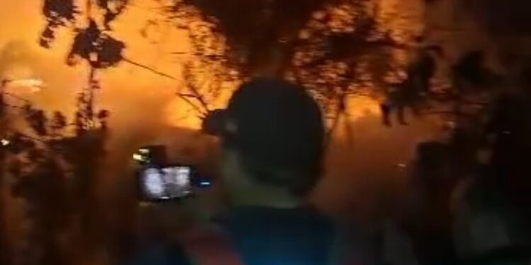 TPA Geluga Cibungbulang Kabupaten Bogor Kebakaran