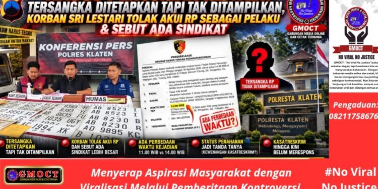 Kasus Pencurian Klaten: Tersangka Ditetapkan tapi Tak Ditampilkan, Korban Sri Lestari Tolak Akui RP Sebagai Pelaku & Sebut Ada Sindikat
