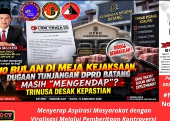 10 Bulan di Meja Kejaksaan, Dugaan Tunjangan DPRD Batang Belum Jelas? TRINUSA & GMOCT Desak Kepastian