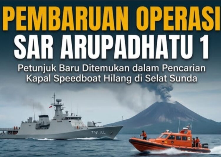 Titik Terang Selat Sunda: Rompi Pelampung Ditemukan di Dekat Anak Krakatau, Nasib 8 Penumpang Arupadhatu 1 Masih Misteri