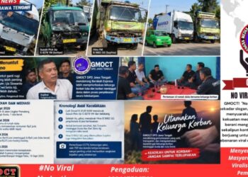 Suyitno Tak Tuntut Kerusakan Hino – GMOCT DPD Jateng Dorong Barakah Express Utamakan Keluarga Korban Laka Pemalang