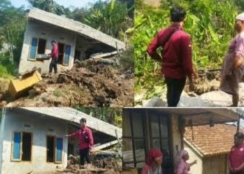 Relawan Anak Negri Teguhkan Kepedulian, Salurkan Bantuan Korban Longsor Kutawaringin