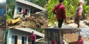 Relawan Anak Negri Teguhkan Kepedulian, Salurkan Bantuan Korban Longsor Kutawaringin