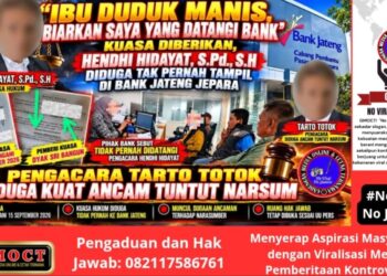 Oknum Pengacara yang Diberi Kuasa Diduga Kuat Tak Pernah Datangi Bank Jateng, dan Ancam Tuntut Kliennya