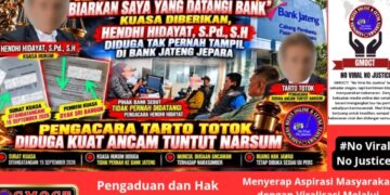 Oknum Pengacara yang Diberi Kuasa Diduga Kuat Tak Pernah Datangi Bank Jateng, dan Ancam Tuntut Kliennya