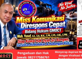 Respons Cepat Bidang Hukum GMOCT Muh Yusuf S.E “Siap Kawal Hak Dyah Sri Bangun, Luruskan Kedudukan & Hubungan Rekan
