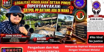 Nama Tayakun Mencuat, Legalitas Pengolahan Getah Pinus Dipertanyakan: Satpol PP Batang Ada di Mana?