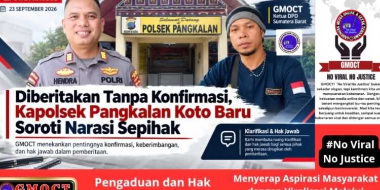 Diberitakan Tanpa Konfirmasi, Kapolsek Pangkalan Koto Baru Jadi Korban Narasi Sepihak