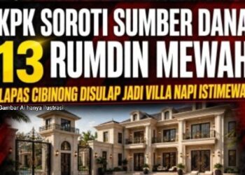 KPK Soroti Sumber Dana 13 Rumah Dinas Mewah Lapas Cibinong yang Disulap Jadi Villa Buat Napi Istimewa