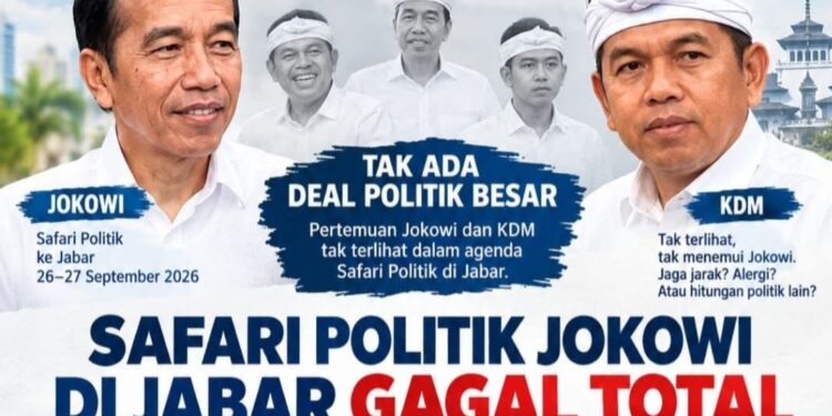 Safari Jokowi di Jawa Barat: Momentum Besar Tapi KDM Tak Terlihat
