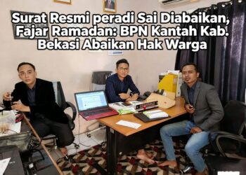 Diajukan Sejak 2022, Sertifikat PTS Milik Arsikem Tak Kunjung Terbit, Surat Resmi Feradi Sai Diabaikan