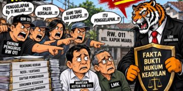 Tuduhan Penggelapan Kas RW 011 Rp 11 Miliar Dipertanyakan, LBH Harimau Raya, Tunjukkan Bukti, Bukan Opini