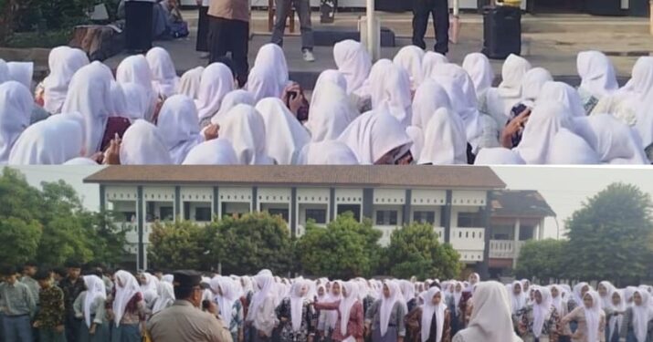 Police Goes To School, Kapolsek Kedungwaringin Tegas Larang Pelajar Ikut Unras ke Jakarta